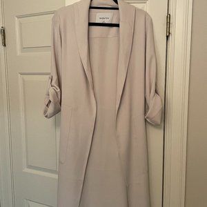 Aritzia Babaton Kahlo Robe - Beige/Bone - Size XS